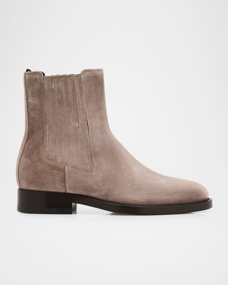 Men's Suede Chelsea Boots by BRUNELLO CUCINELLI