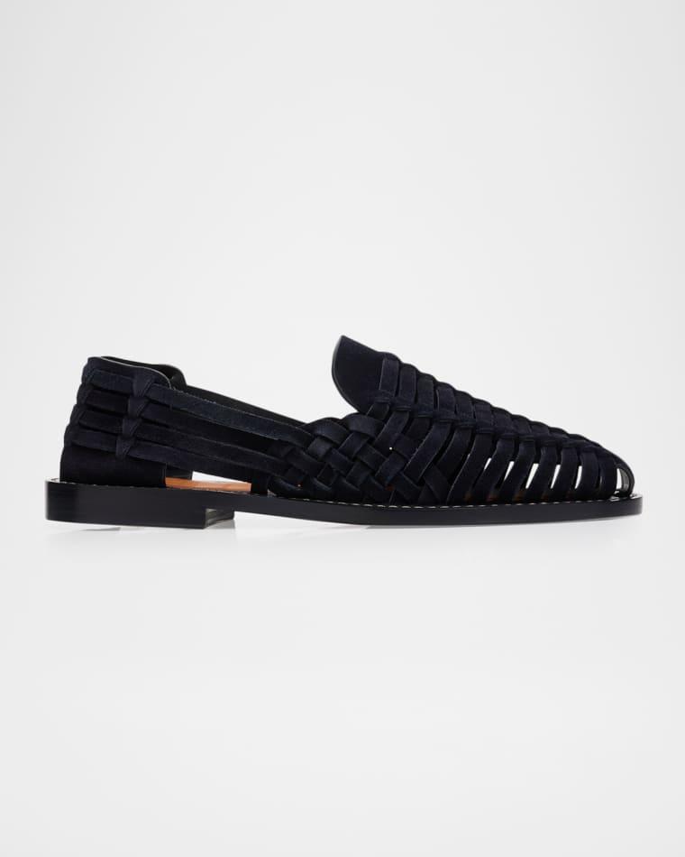 Men's Woven Suede Sandals by BRUNELLO CUCINELLI