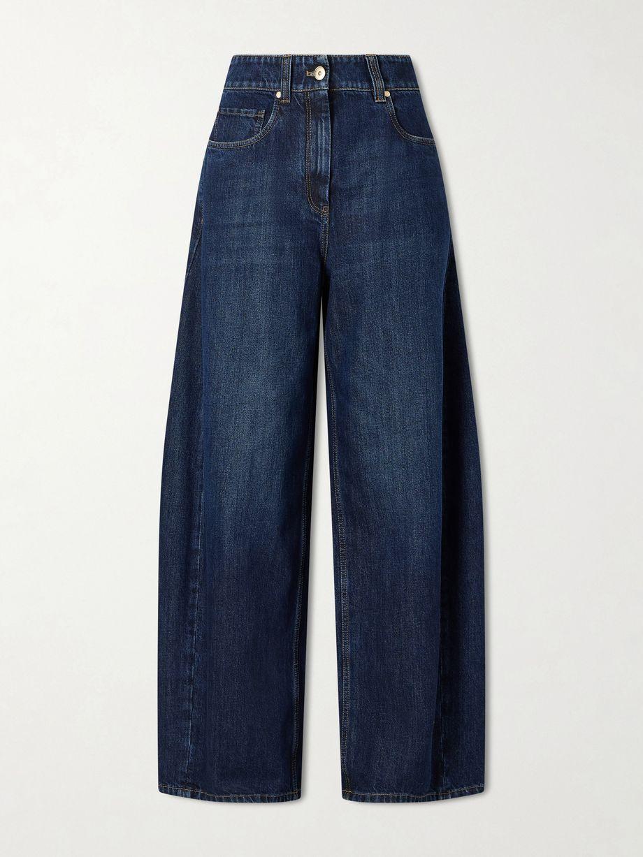 Mid-rise wide-leg jeans by BRUNELLO CUCINELLI