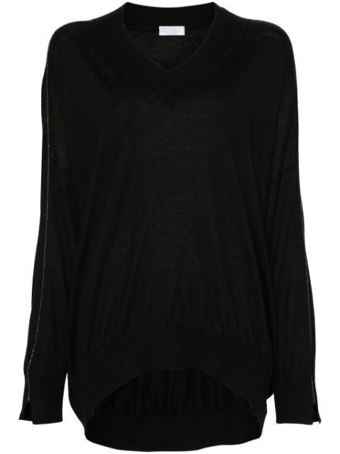 Monili chain-detail sweater by BRUNELLO CUCINELLI