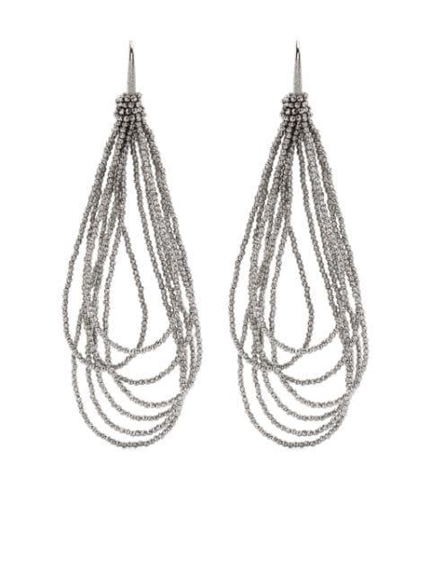 Monili-chain drop earrings by BRUNELLO CUCINELLI