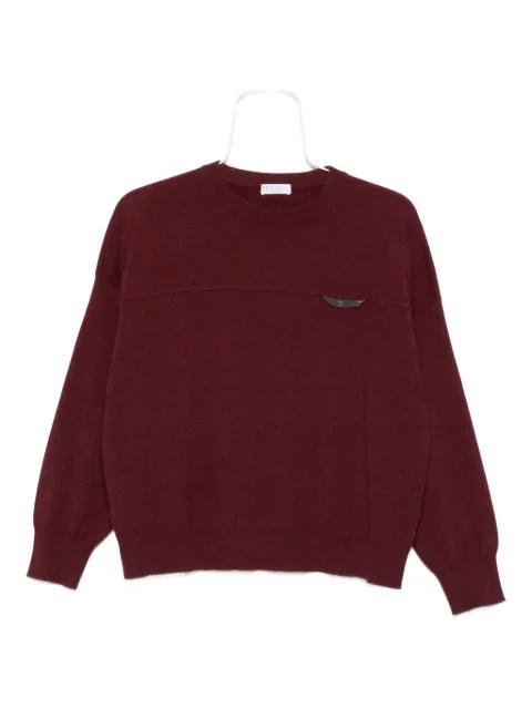 Monili chain-embellished jumper by BRUNELLO CUCINELLI