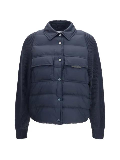 Monili-chain padded jacket by BRUNELLO CUCINELLI