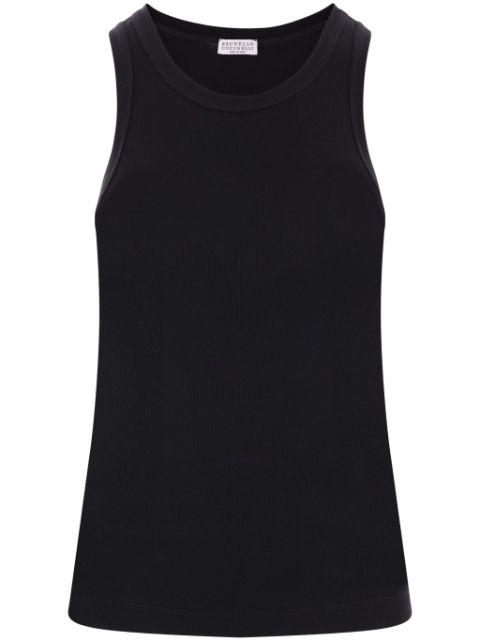 Monili-chain tank top by BRUNELLO CUCINELLI