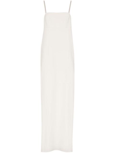 Monili-detail gown by BRUNELLO CUCINELLI