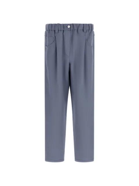 Monili-detail trousers by BRUNELLO CUCINELLI
