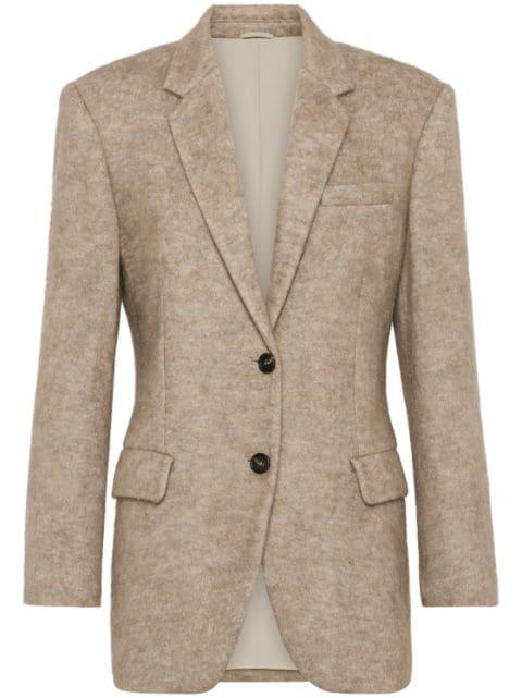 Monili-embellished blazer by BRUNELLO CUCINELLI