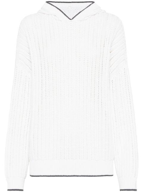 Monili-embellished jumper by BRUNELLO CUCINELLI