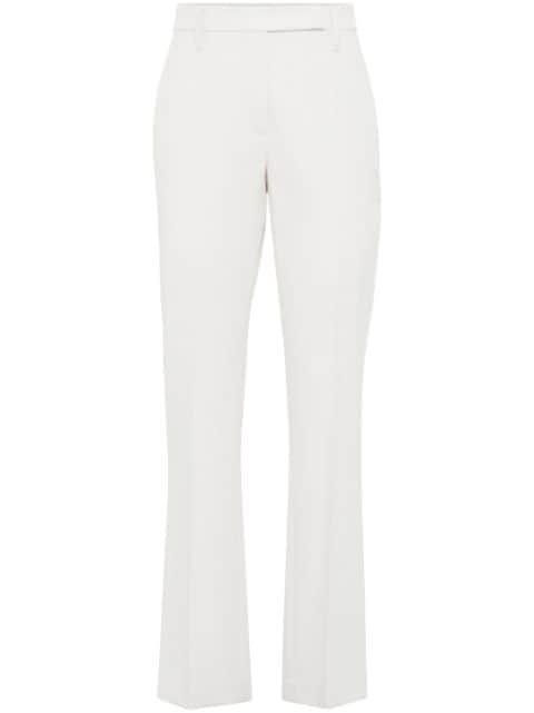Monili-embellished trousers by BRUNELLO CUCINELLI