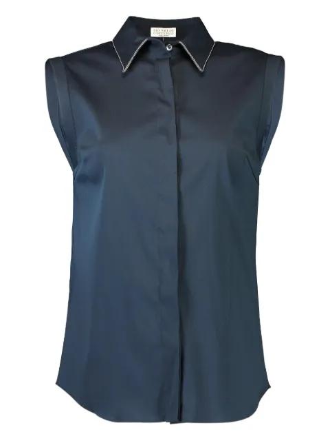 Monili sleeveless shirt by BRUNELLO CUCINELLI