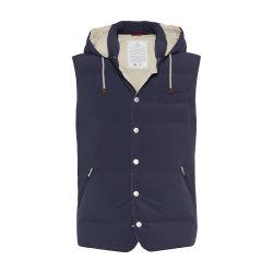 Nylon down vest by BRUNELLO CUCINELLI