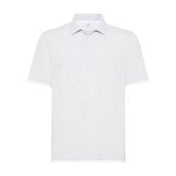 Polo shirt with superimposed effect by BRUNELLO CUCINELLI