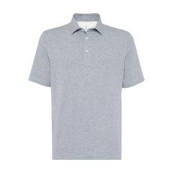 Polo with shirt collar by BRUNELLO CUCINELLI