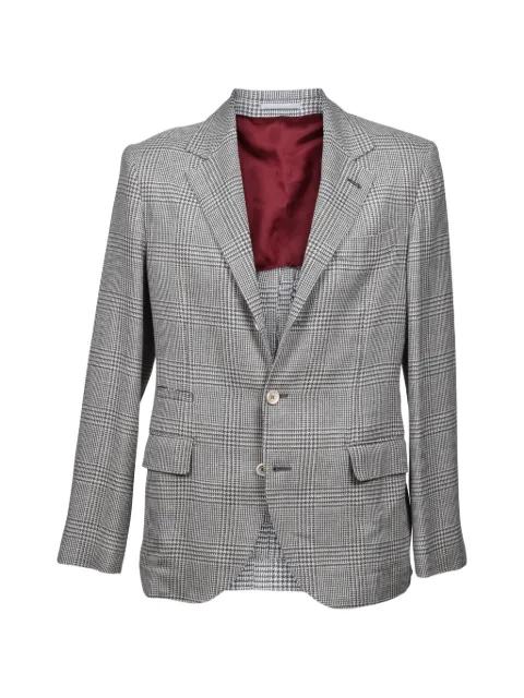 Prince of Wales check tailored blazer by BRUNELLO CUCINELLI