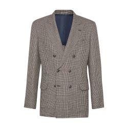 Prince of Wales deconstructed blazer by BRUNELLO CUCINELLI