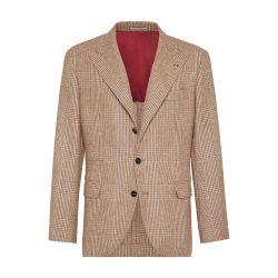 Prince of Wales deconstructed blazer by BRUNELLO CUCINELLI