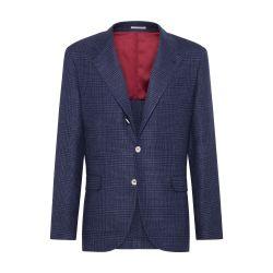 Prince of Wales deconstructed blazer by BRUNELLO CUCINELLI