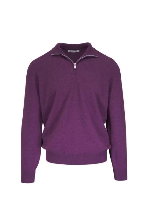 Quarter-Zip pullover by BRUNELLO CUCINELLI