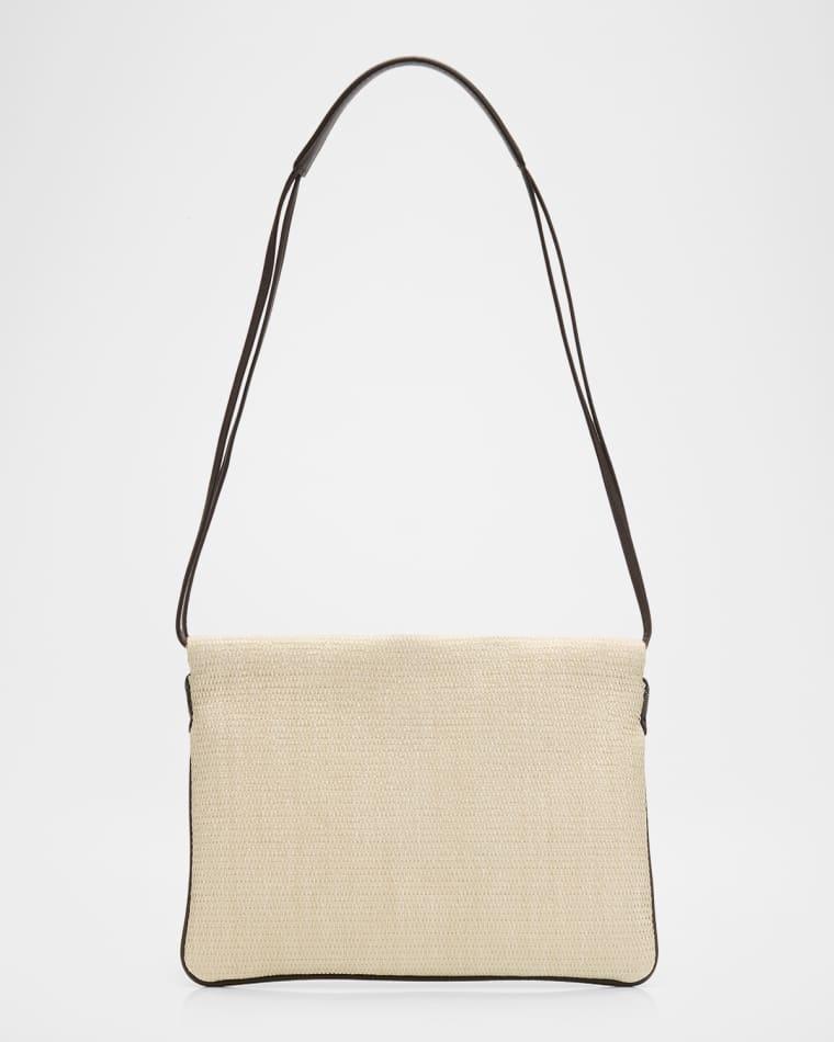 Raffia Net Pouch Shoulder Bag by BRUNELLO CUCINELLI