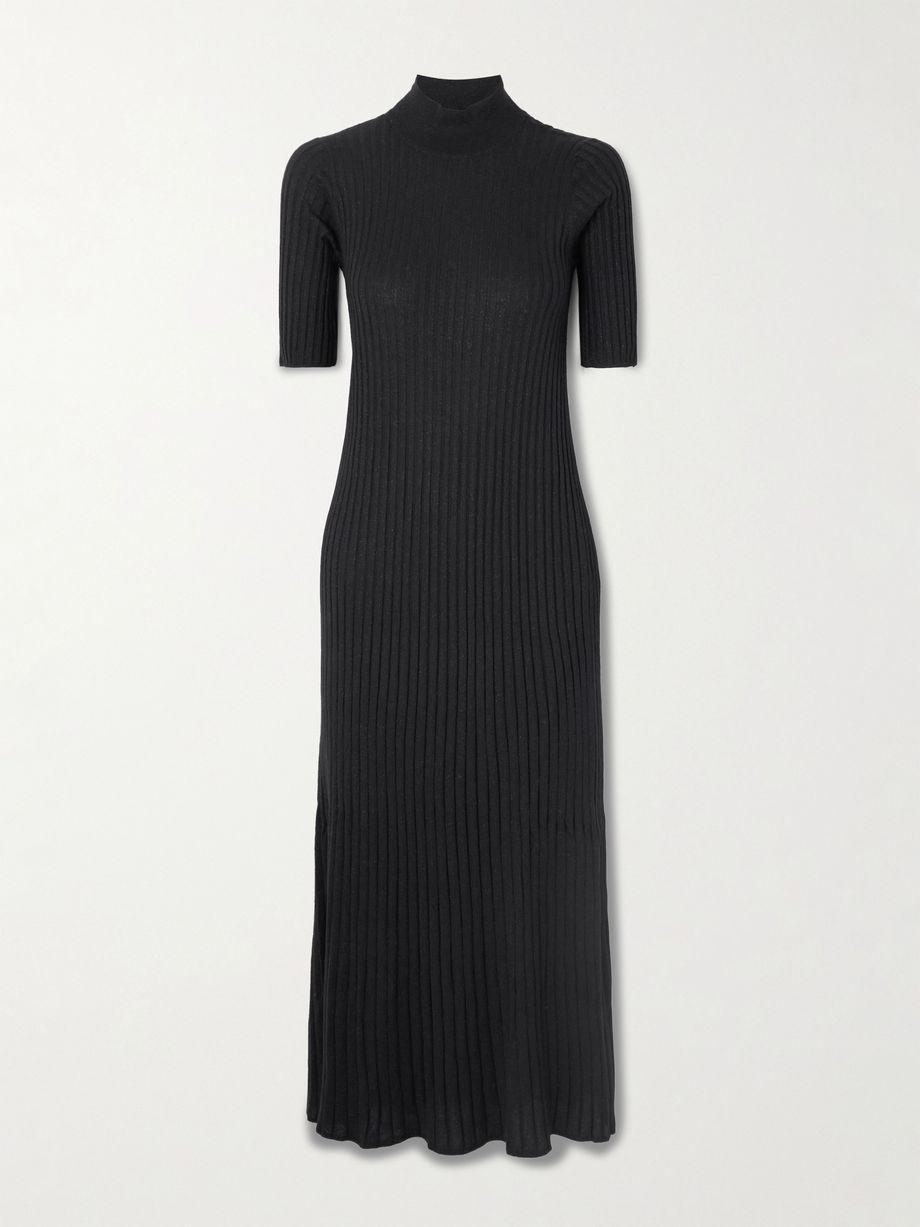 Ribbed cashmere-blend midi dress by BRUNELLO CUCINELLI