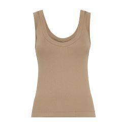 Ribbed jersey top by BRUNELLO CUCINELLI
