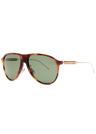 Sartorial aviator-style sunglasses by BRUNELLO CUCINELLI