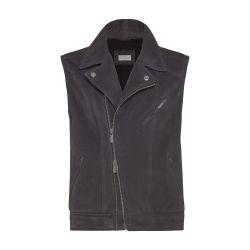 Shearling biker vest by BRUNELLO CUCINELLI