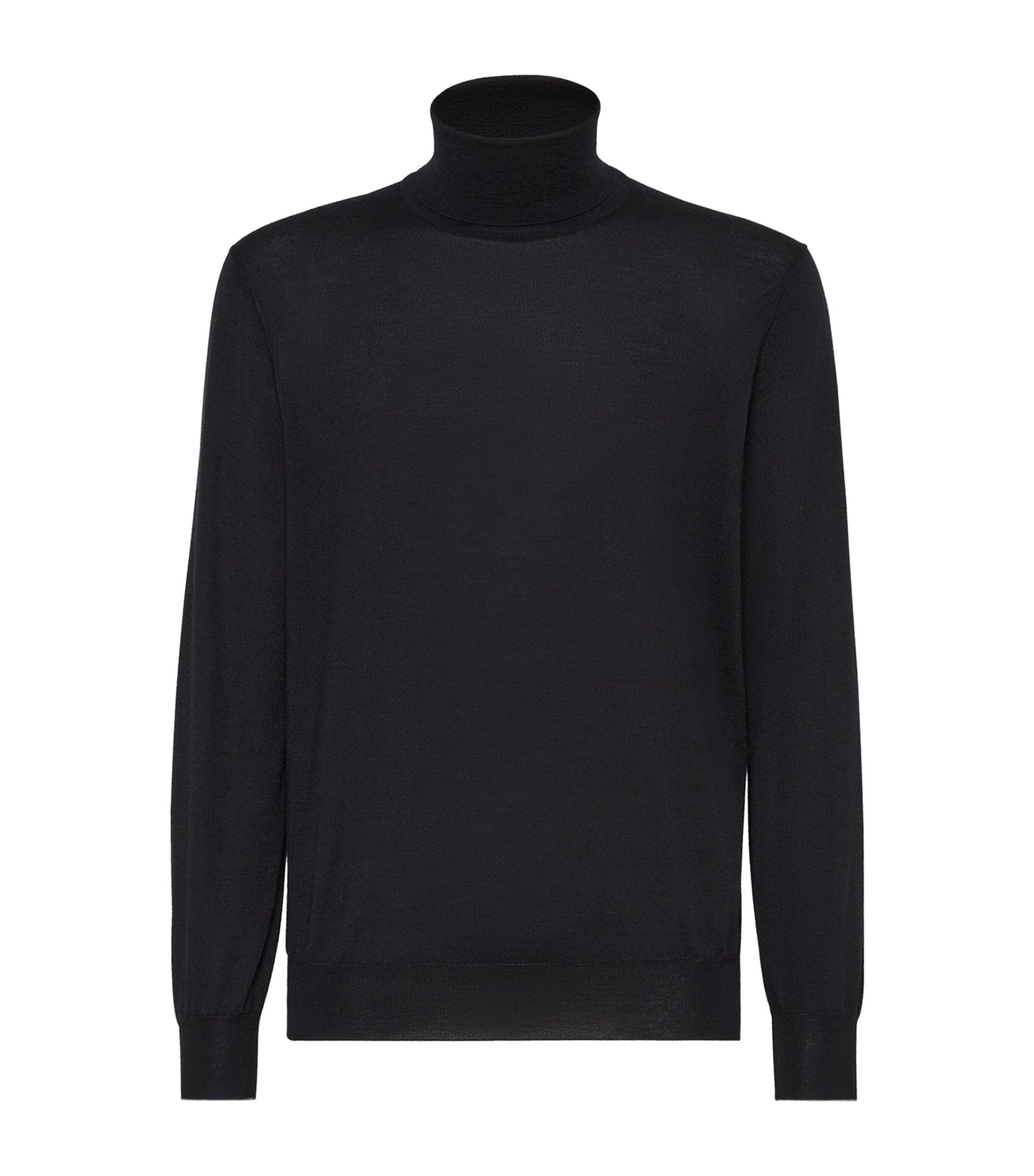 Silk-Cashmere Rollneck Sweatshirt by BRUNELLO CUCINELLI