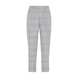 Silk, wool and cashmere trousers by BRUNELLO CUCINELLI