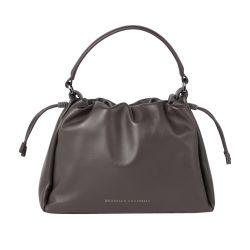 Soft leather pouch bag by BRUNELLO CUCINELLI