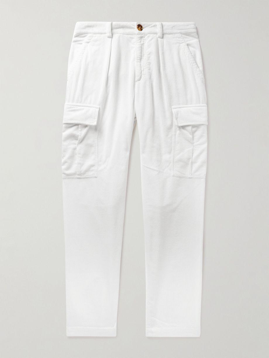 Straight-Leg Cotton-Corduroy Cargo Trousers by BRUNELLO CUCINELLI