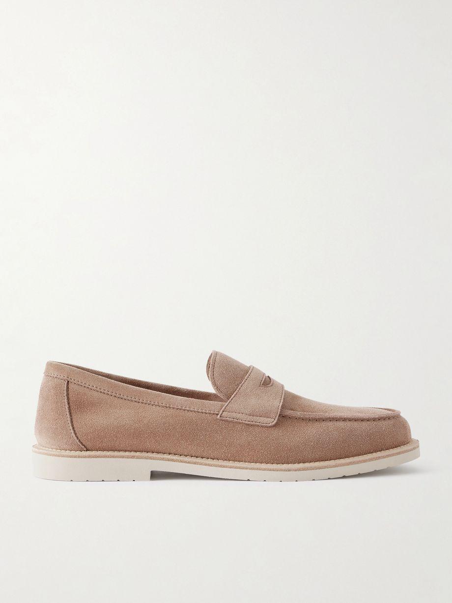 Suede Penny Loafers by BRUNELLO CUCINELLI
