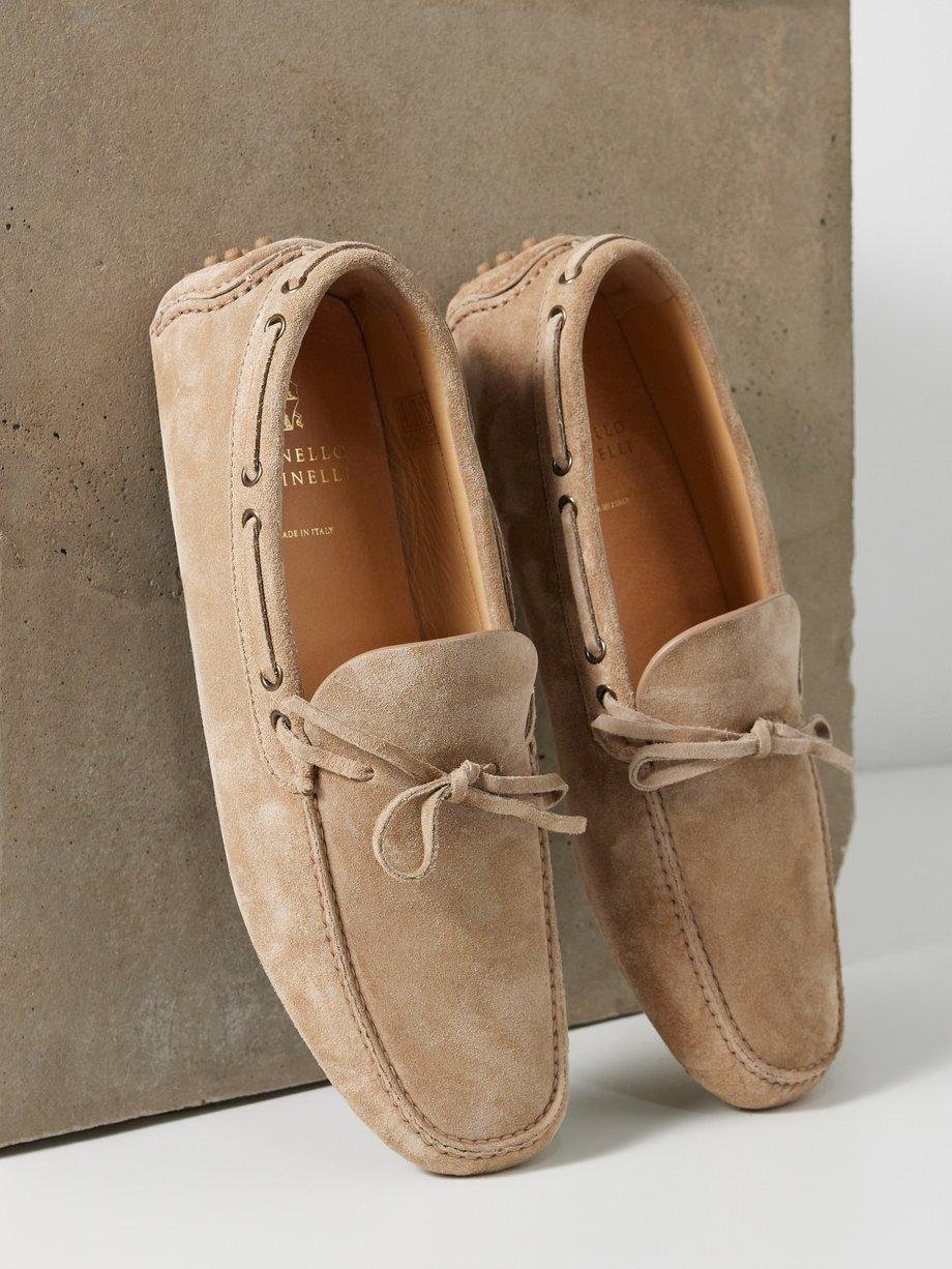 Suede driving shoes by BRUNELLO CUCINELLI