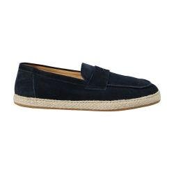 Suede loafers with rope insert by BRUNELLO CUCINELLI