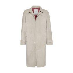 Suede overcoat by BRUNELLO CUCINELLI
