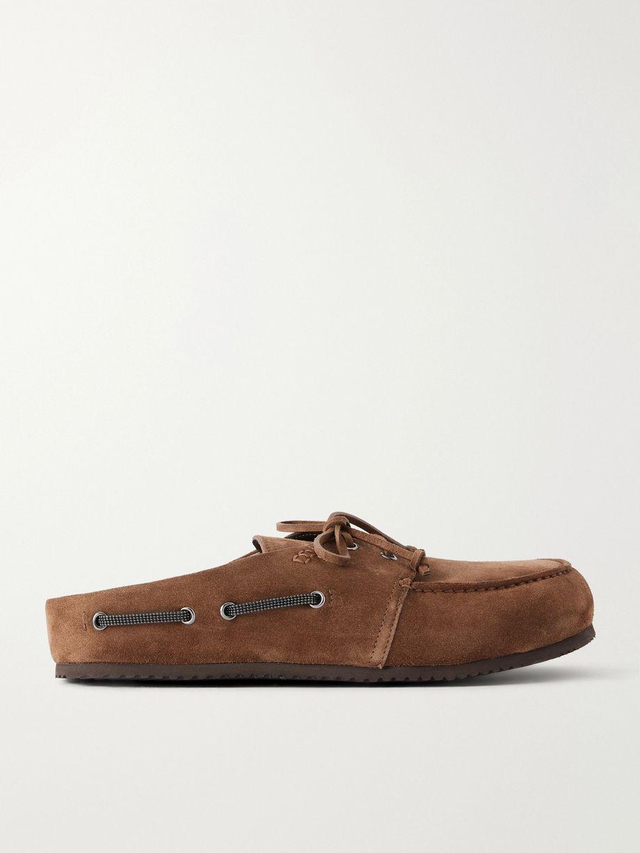 Suede slip-on moccasins by BRUNELLO CUCINELLI