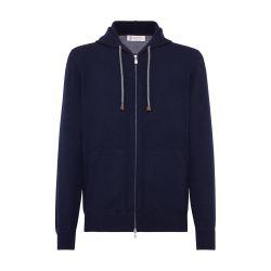 Sweatshirt style cardigan by BRUNELLO CUCINELLI