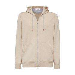 Sweatshirt-style cardigan by BRUNELLO CUCINELLI