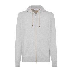 Sweatshirt-style cardigan by BRUNELLO CUCINELLI