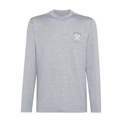 T-shirt with embroidery by BRUNELLO CUCINELLI