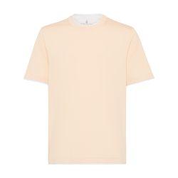 T-shirt with faux-layering by BRUNELLO CUCINELLI
