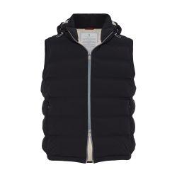 Taffeta down vest by BRUNELLO CUCINELLI