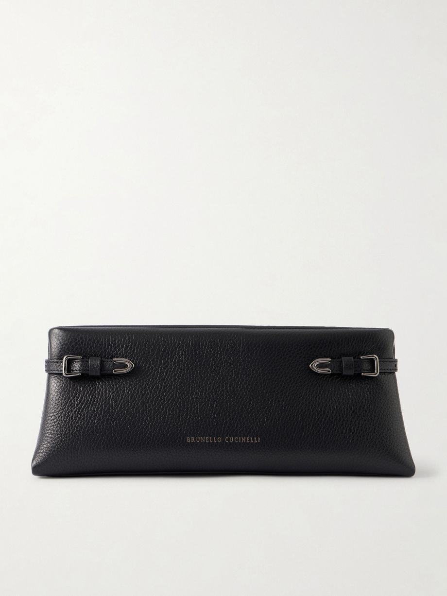 Textured-leather clutch by BRUNELLO CUCINELLI