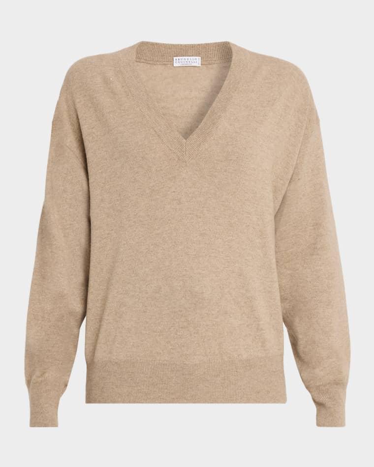 V-Neck Cashmere Sweater by BRUNELLO CUCINELLI