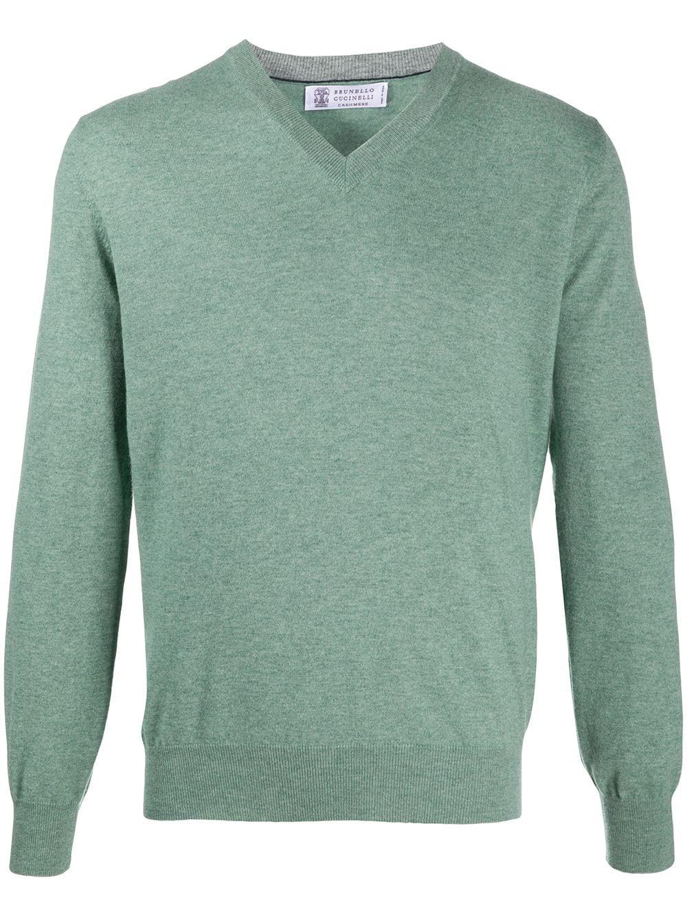 V-neck cashmere jumper by BRUNELLO CUCINELLI