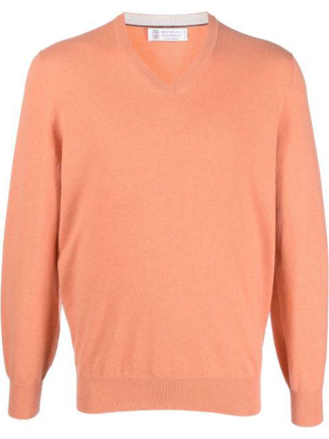 V-neck cashmere jumper by BRUNELLO CUCINELLI