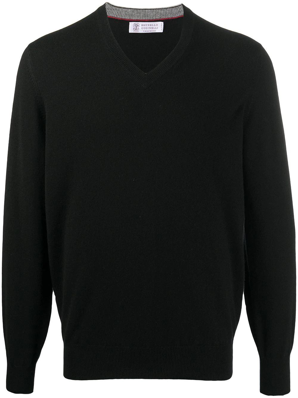 V-neck cashmere jumper by BRUNELLO CUCINELLI