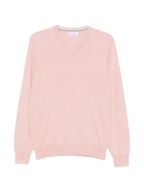 V-neck cashmere sweater by BRUNELLO CUCINELLI
