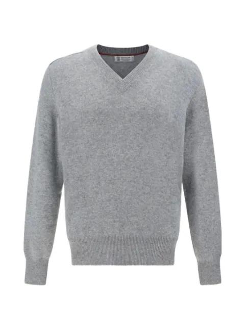 V-neck cashmere sweater by BRUNELLO CUCINELLI
