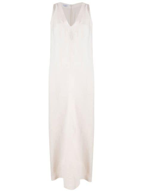 V-neck midi dress by BRUNELLO CUCINELLI